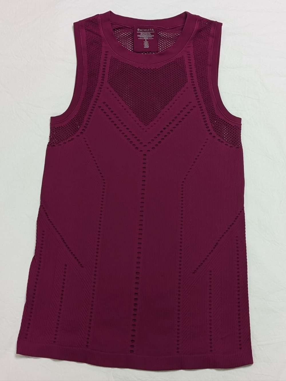 Athleta Oxygen Tank Women's Small Pink NWOT Athleisure Lightweight Activewear